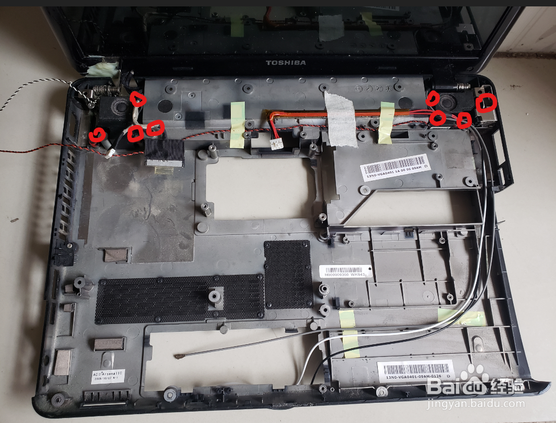 东芝M900笔记本拆机图片分解