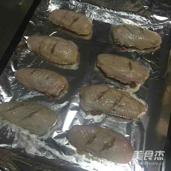 烤箱盐焗鸡翅