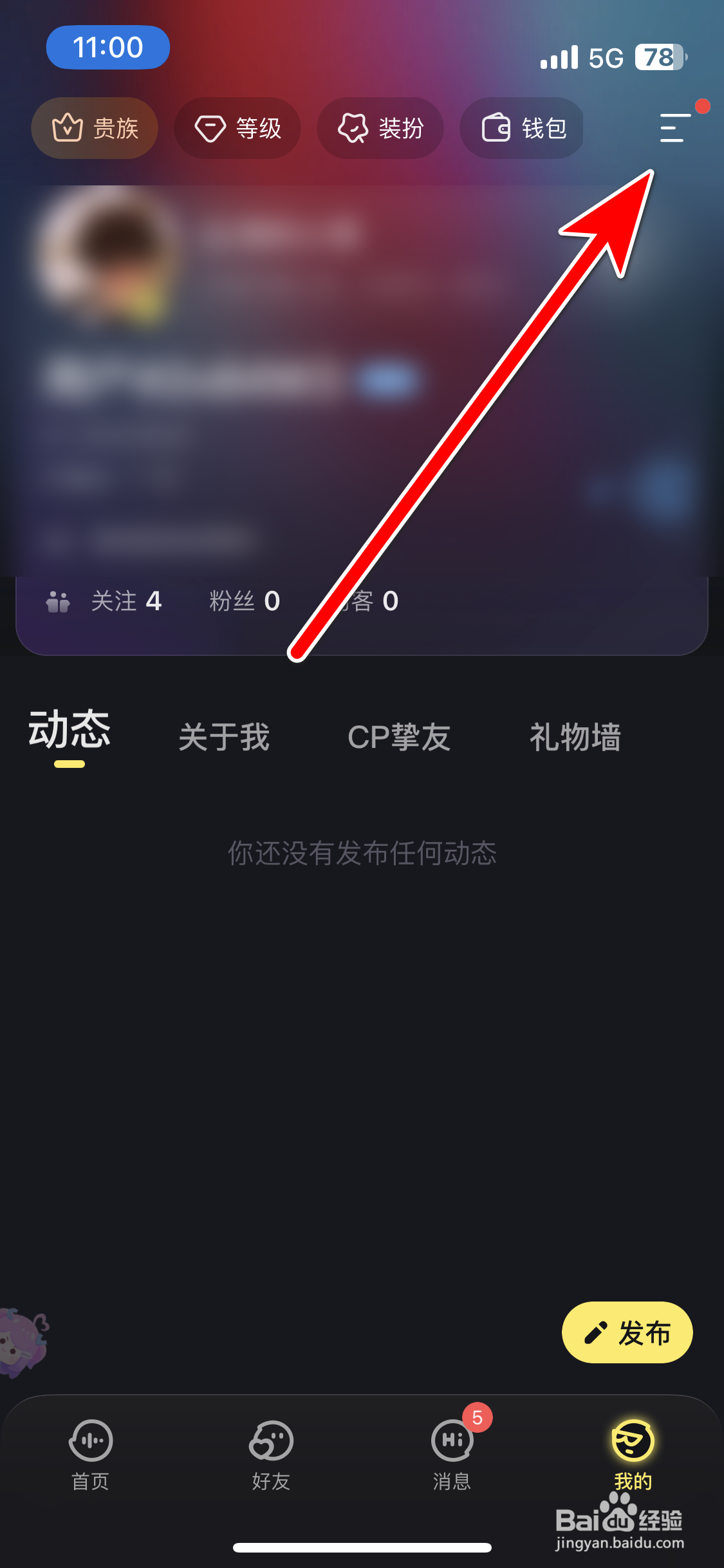 鱼耳如何设置不隐藏在线状态