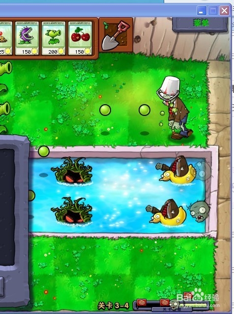 植物大战僵尸快速通关游戏攻略：[38]3-4.2