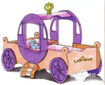 家具设计之儿童家具手绘效果图表现