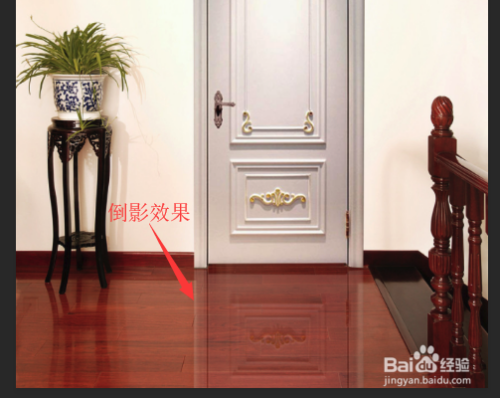 Photoshop 替换图像后制作图像的倒影