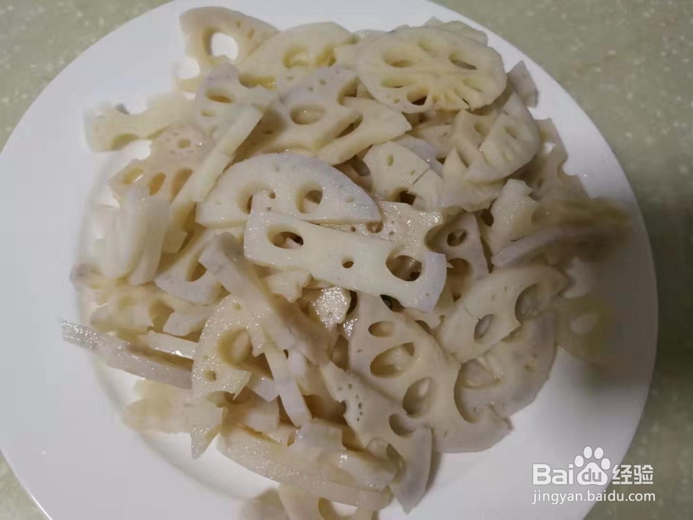 韮菜炒藕的做法