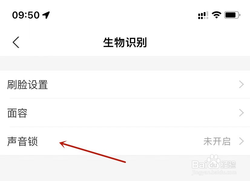 支付宝开启声音锁