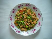 啤酒毛豆烩豆腐的做法