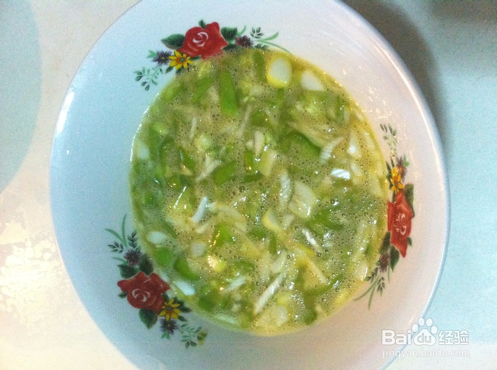 快手晚餐之尖椒摊鸡蛋,满满家的味道