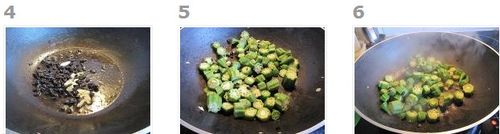 香鸡肉粒炒秋葵的做法