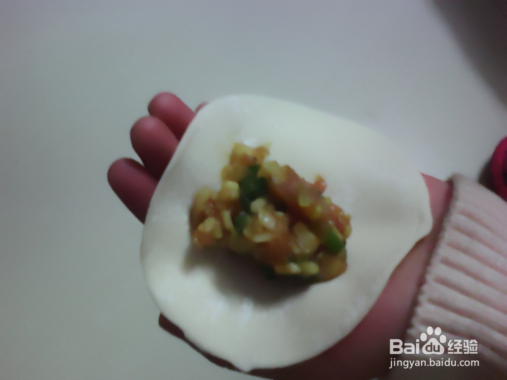 葱香肉馅饺做法