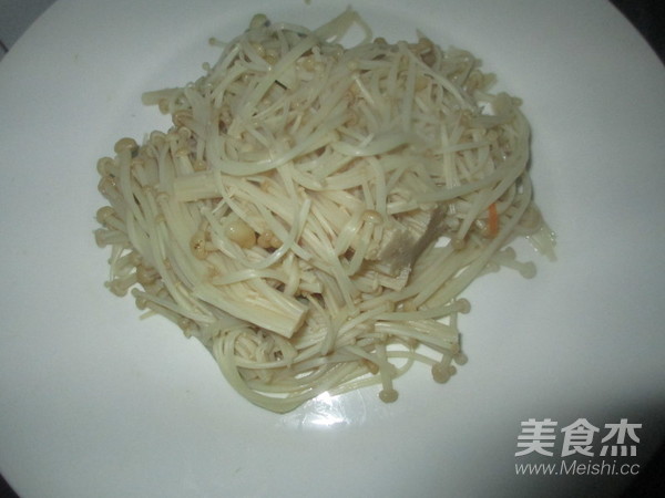 葱油金针菇的做法