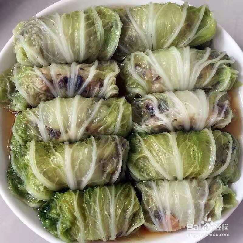 肉酿白菜卷怎么做