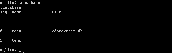 sqlite3命令行下的常用命令