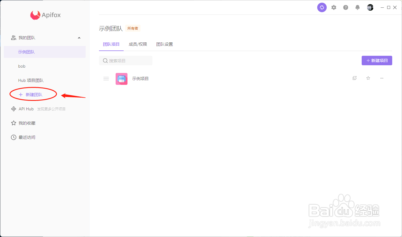 Apifox如何创建团队项目