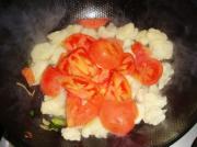 西红柿菜花炒鸡蛋