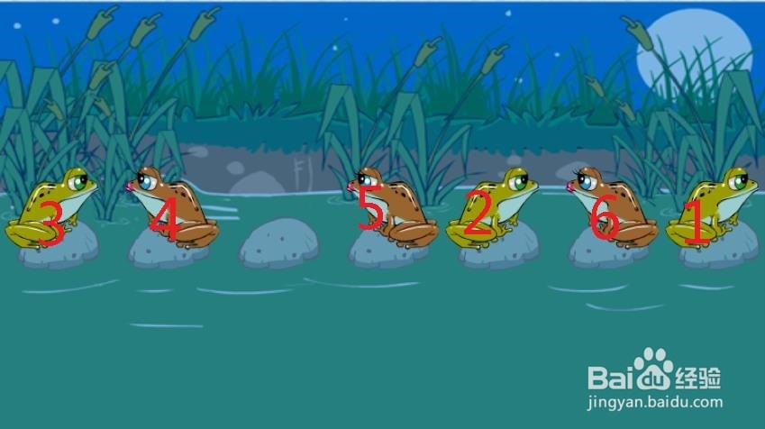 史上最难智力游戏青蛙过河攻略