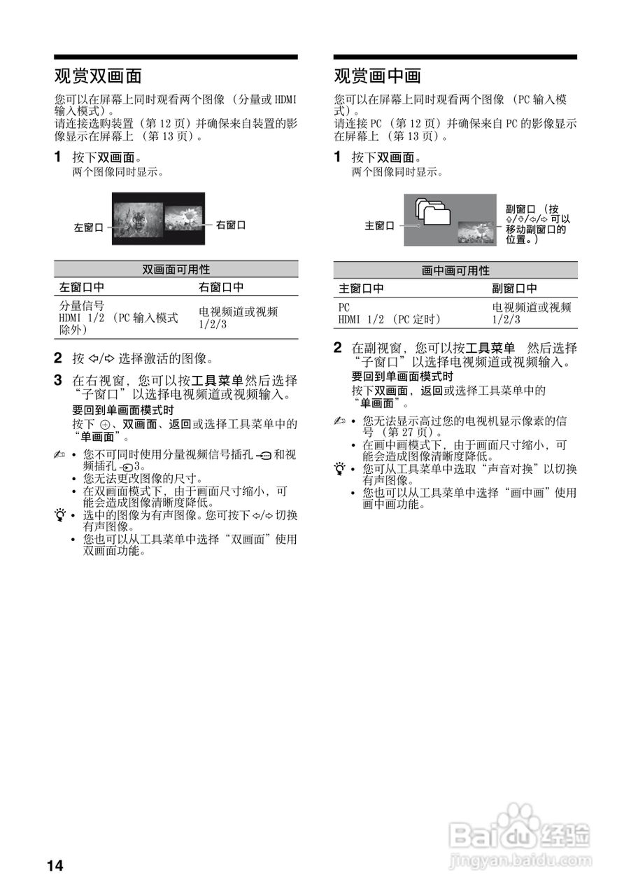 索尼KLV-40BX400(4172938111)型电视说明书:[2]