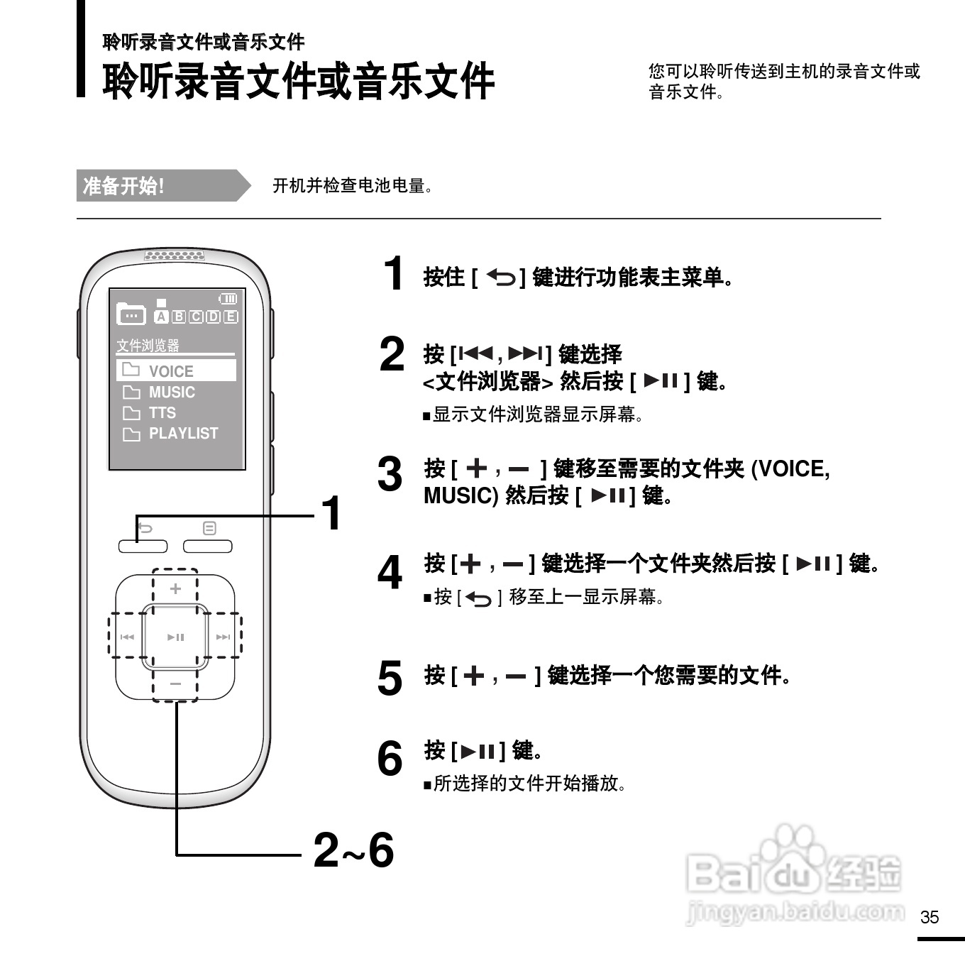 三星YV-150录音笔使用说明书:[4]
