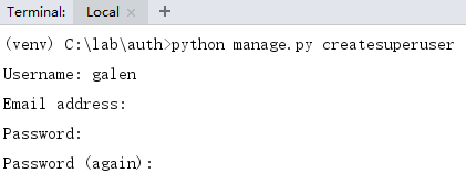 Django用户认证auth模块