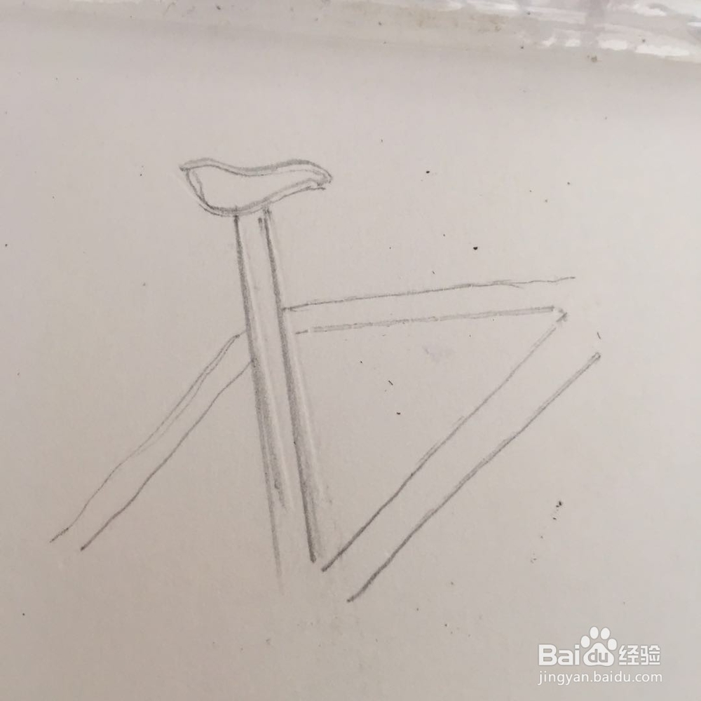 山地车的简笔画怎么画