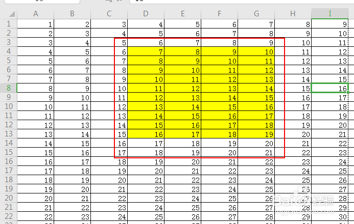 如何打印表格数据中指定的单元格范围
