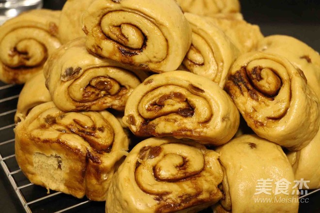 葡萄干红糖馒头