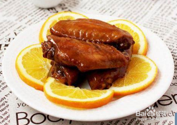 橙香煎鸡翅的做法