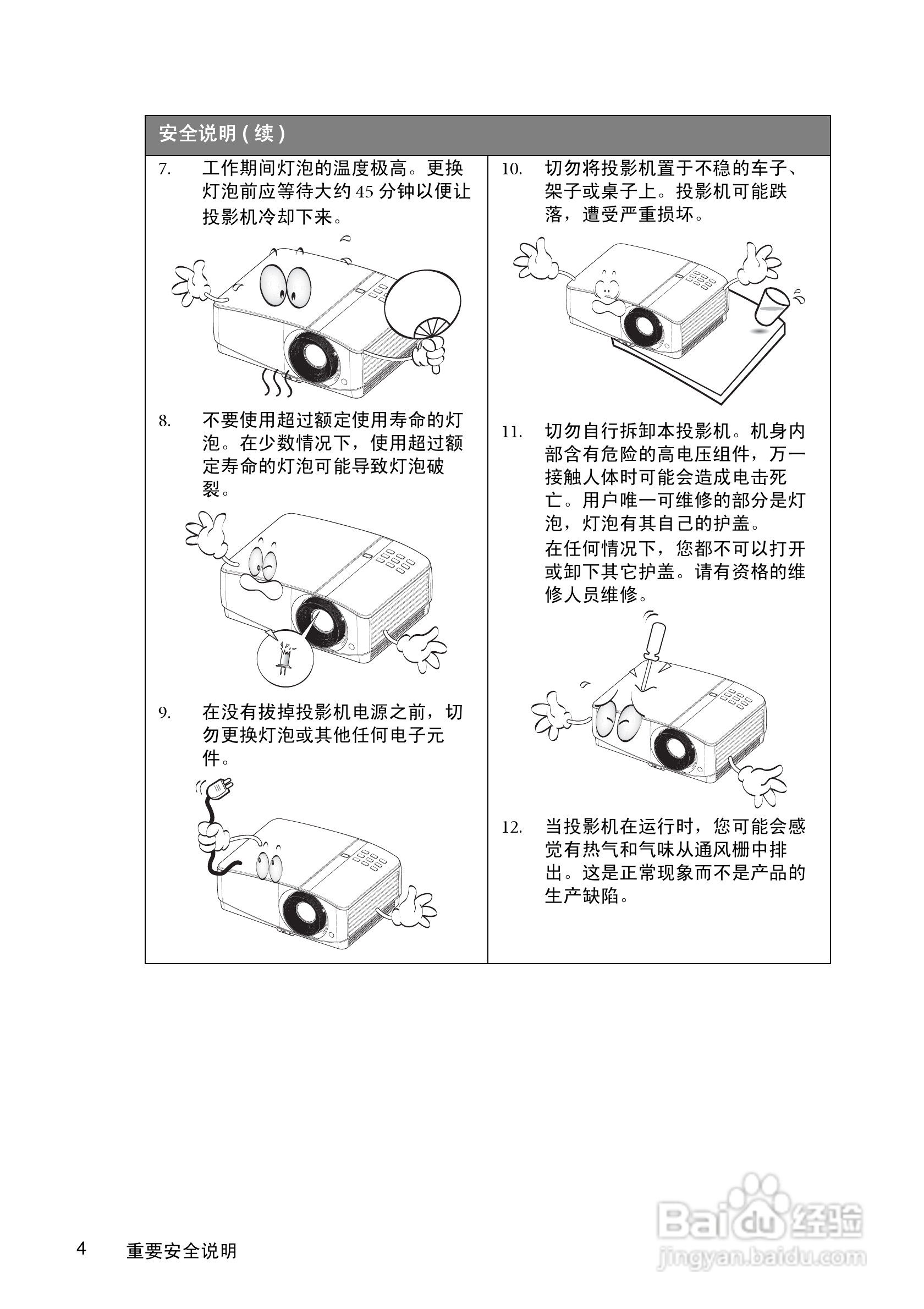 明基MX750投影机使用说明书:[1]