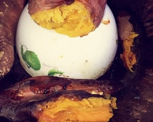 简易铁锅无烤箱版 烤山芋 烤红薯 老味儿