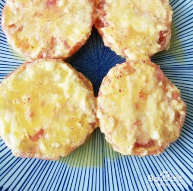 自制番茄鸡蛋饼