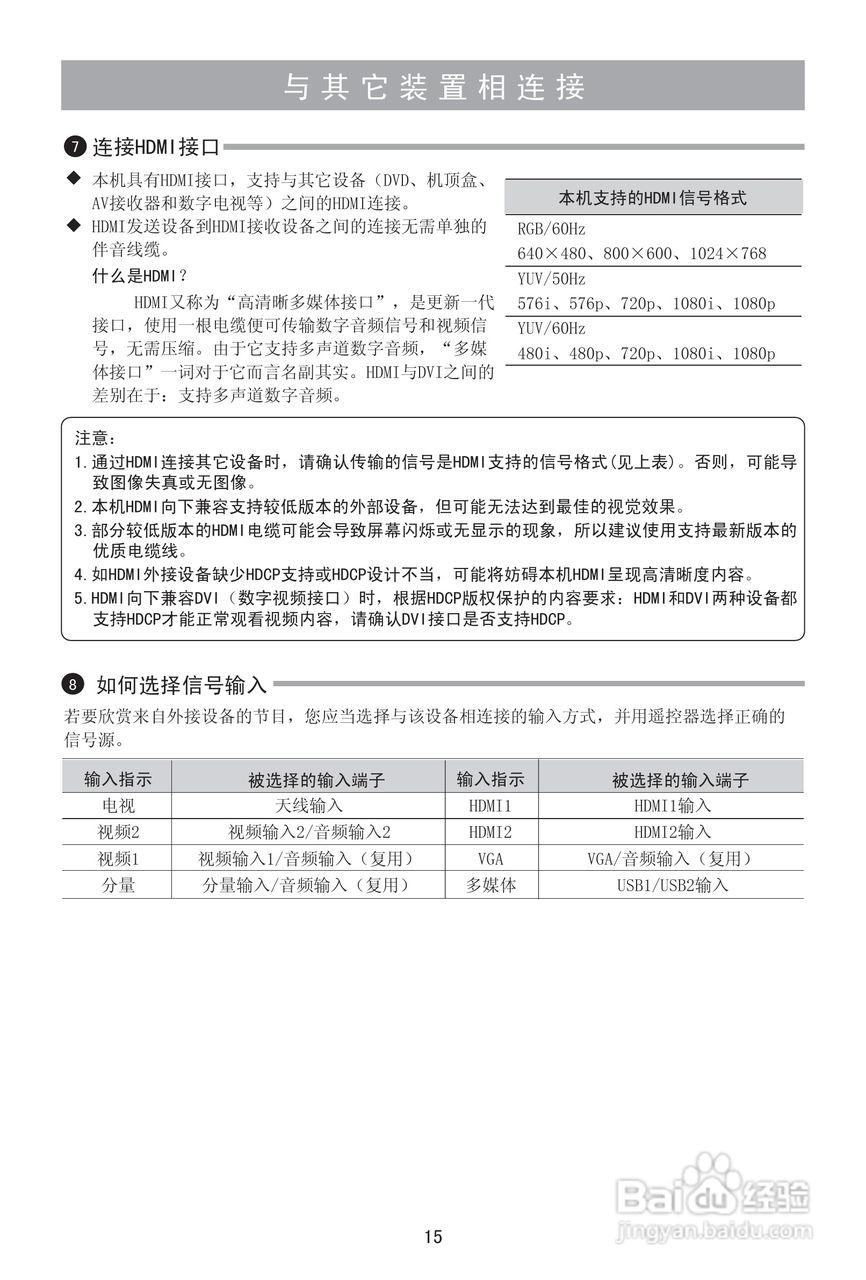 海信LED42H150液晶彩电使用说明书:[2]