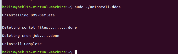 安装DDoS deflate