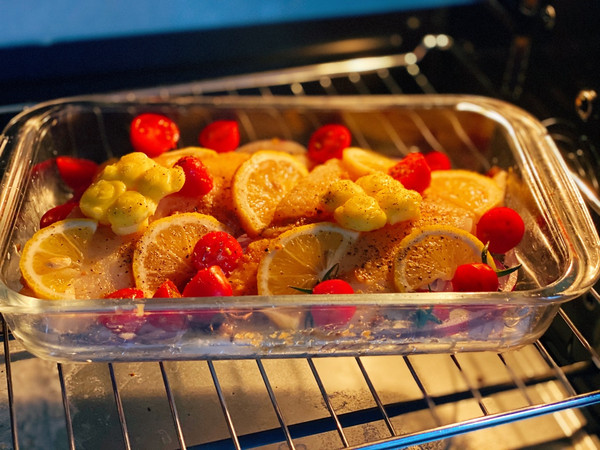 番茄柠檬黄油距比目鱼