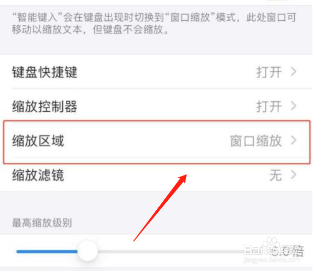 苹果手机如何设置窗口缩放