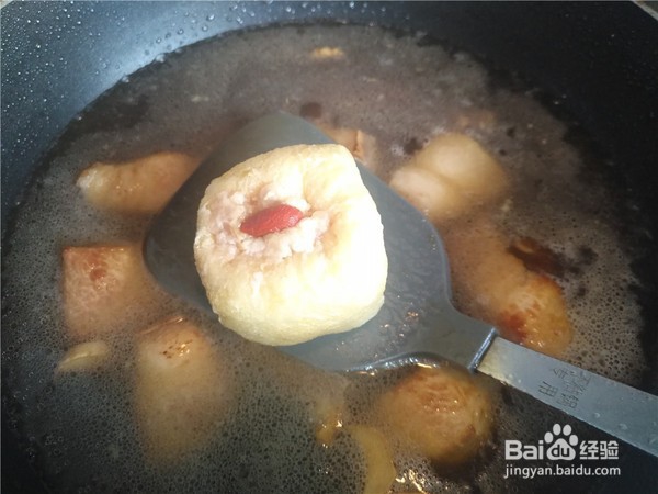红烧油豆腐嵌肉