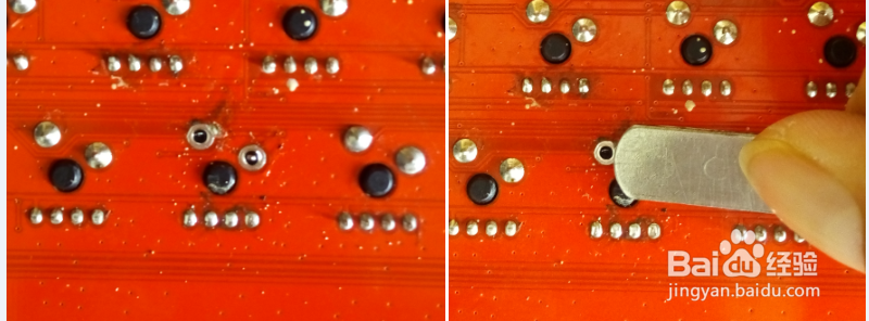 机械键盘更换背光LED与机械轴的方法