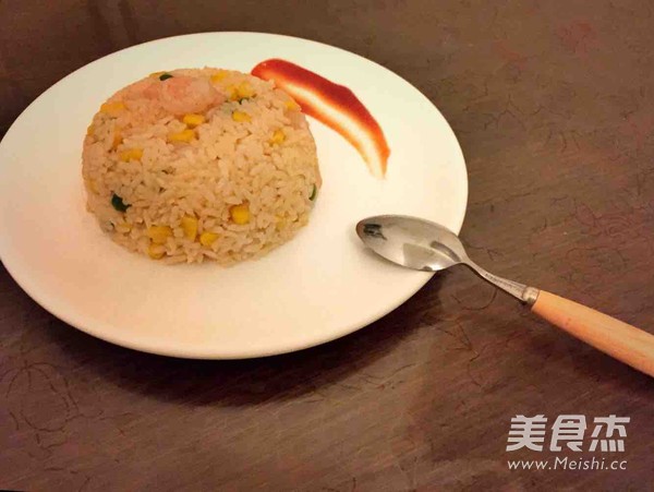 茄汁虾仁炒饭