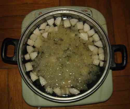 西瓜绿豆粥的做法