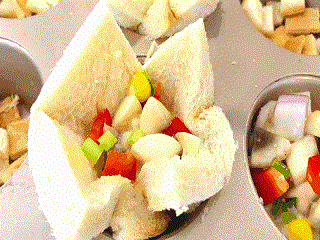 杂蔬鸡蛋杯怎么做?