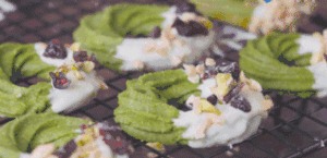 怎么做好看的圣诞花环曲奇