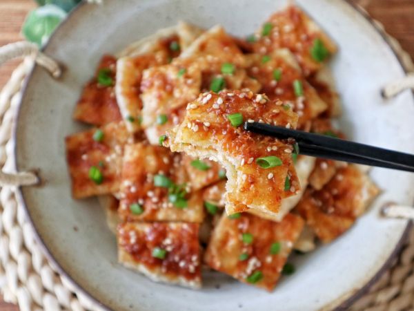 #豆果10周年生日快乐#免揉面自制酱香饼