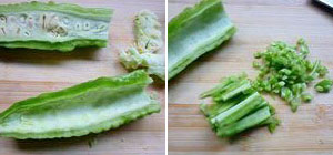 苦瓜胡萝卜蛋饼的做法