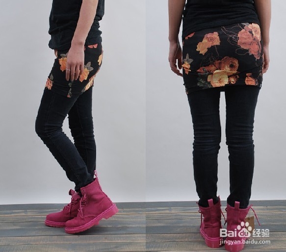 粉色马丁靴如何搭配