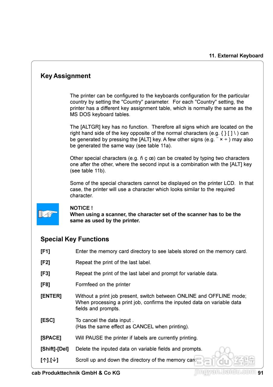 cab A8300打印机使用说明书:[10]