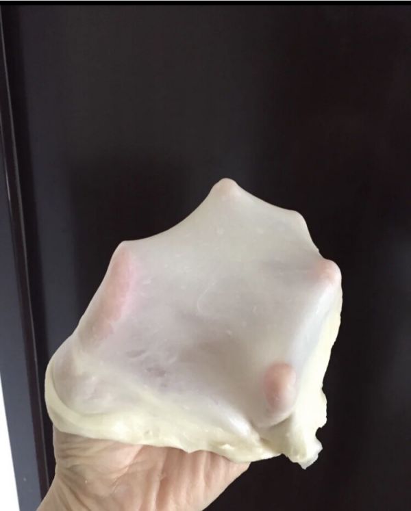 六角星星豆沙面包