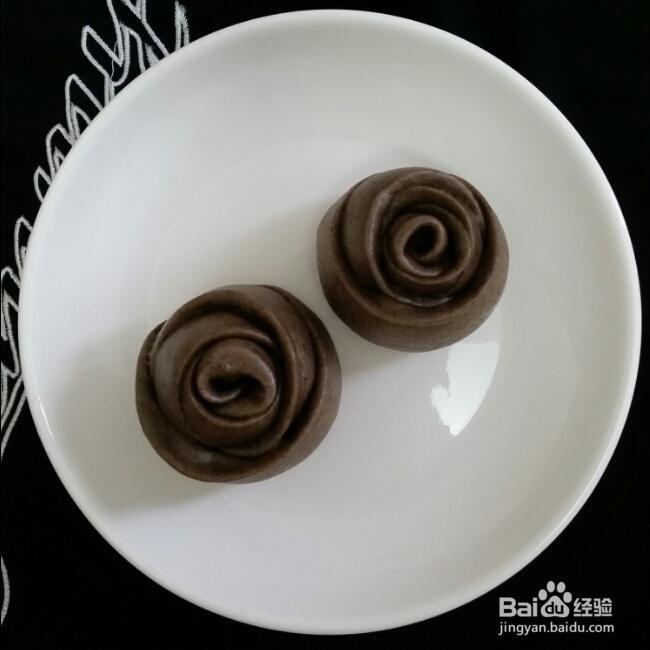 妈妈教我做的黑芝麻馒头