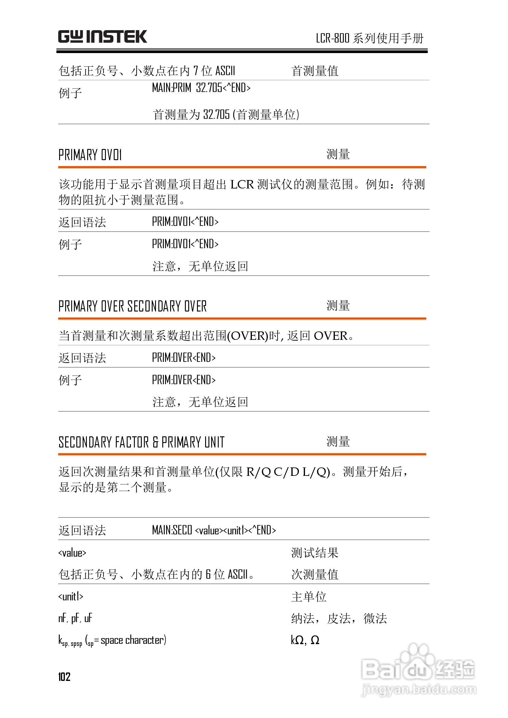 固纬LCR-819高精度LCR测试仪使用说明书:[11]