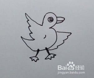 <b>简笔画：用“3”字画小鸭子</b>