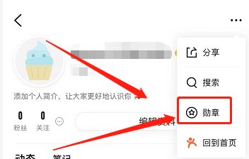 大众点评如何查看勋章