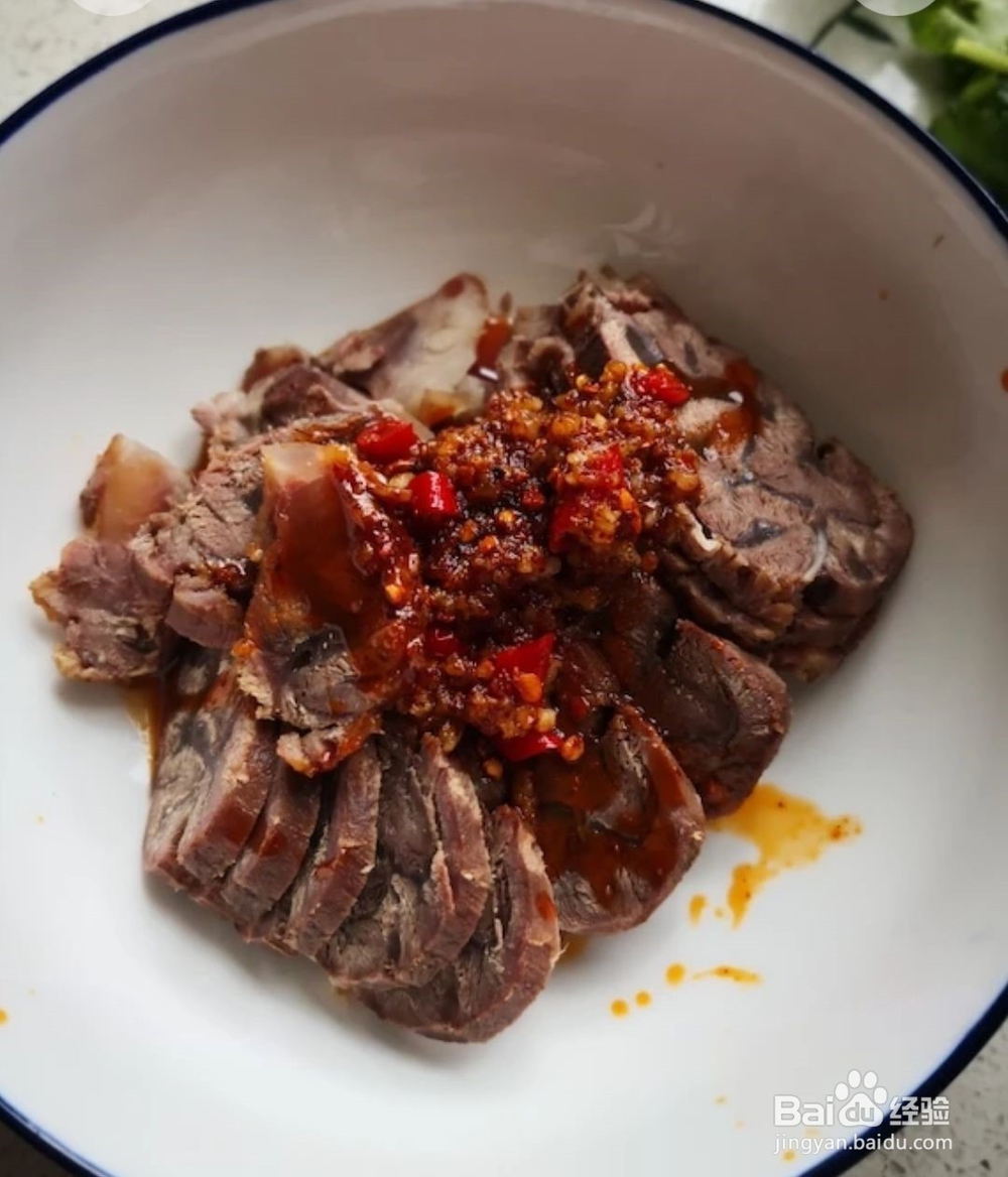 红油香菜拌牛肉详解