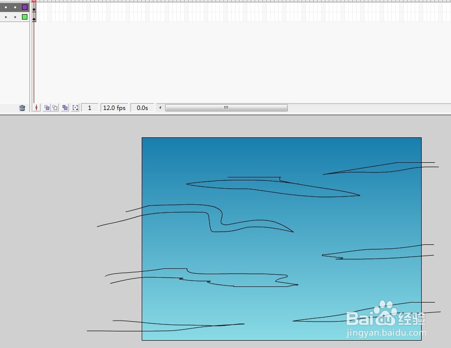 flash绘制好看的星空背景教程