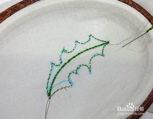 开始学习立体刺绣的绣法